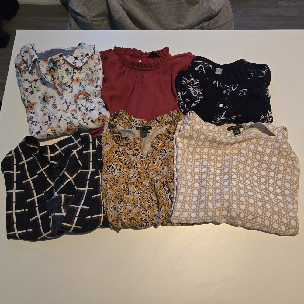 Ann Taylor, J.crew, & More Women's Blouses Bundle